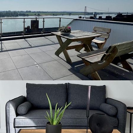 Panorama - Exklusives Apartment An Der Promenade Mit Dachterrasse & Rheinblick Emmerich Εξωτερικό φωτογραφία